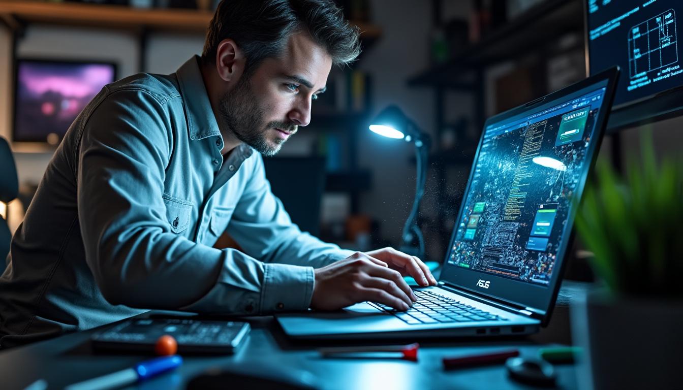 découvrez comment résoudre les problèmes de démarrage de votre pc portable asus qui s'allume sans aller plus loin. suivez nos étapes simples et efficaces pour identifier et réparer la panne, et retrouvez la performance de votre ordinateur en un rien de temps.