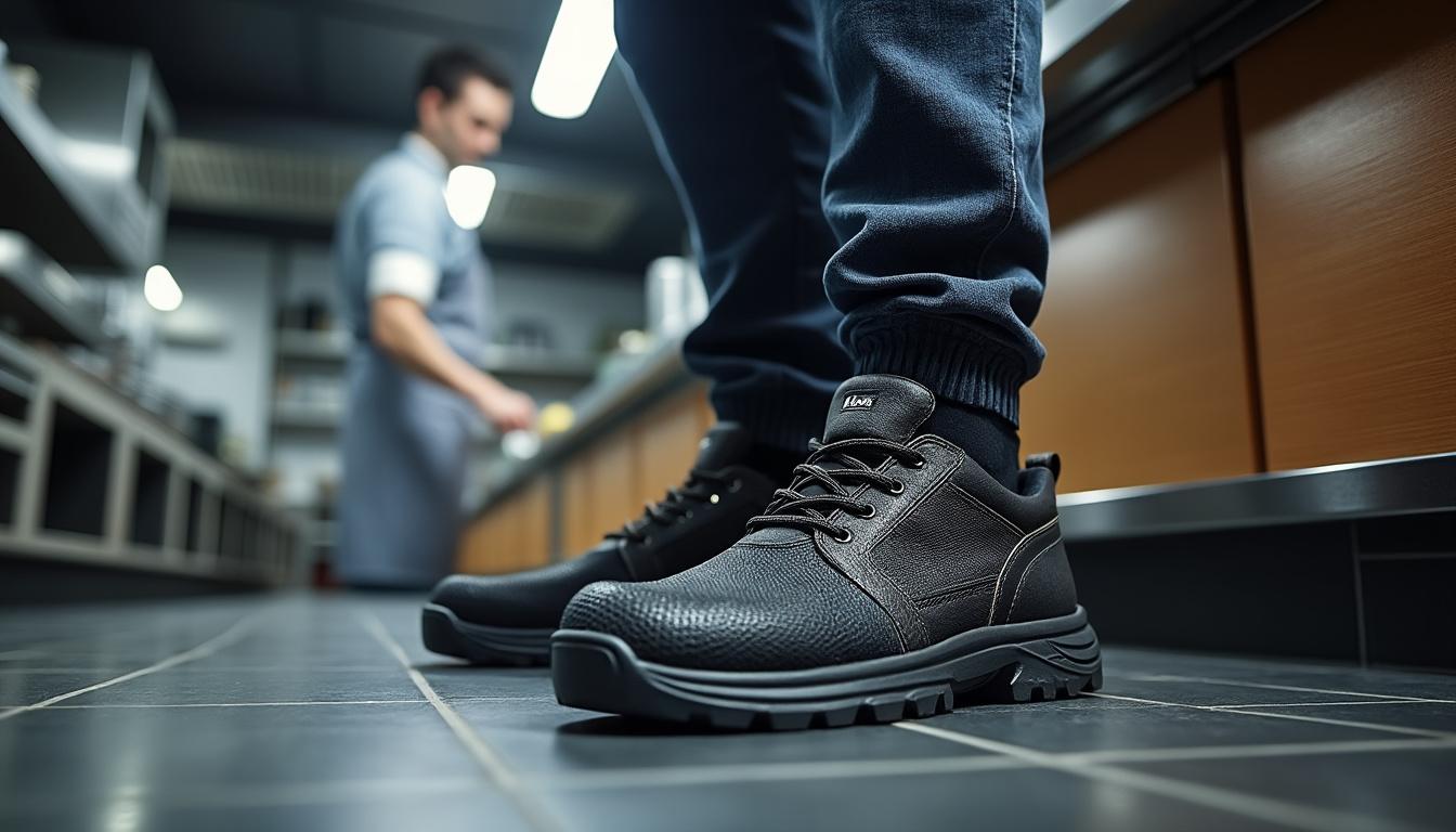 découvrez comment les normes des chaussures de sécurité pour cuisine assurent la protection de vos pieds et garantissent votre sécurité au travail en milieu professionnel.
