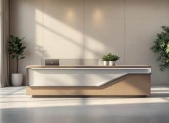 découvrez comment choisir la banque d'accueil idéale pour vos bureaux et rehausser l'image professionnelle de votre espace de travail grâce à notre guide complet.