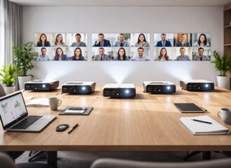 découvrez notre sélection des 5 meilleurs vidéoprojecteurs led optimisés pour teams et meet, offrant un rendu de texte ultra net pour des présentations claires et professionnelles.