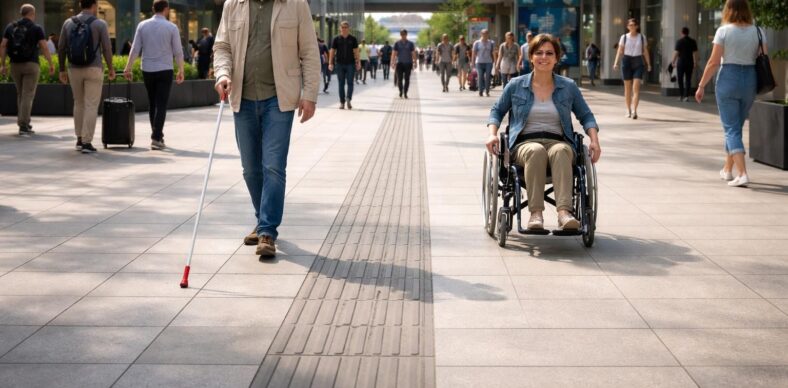 découvrez les avantages de la bande de guidage pmr en résine pour améliorer l'accessibilité et la sécurité des espaces publics, garantissant un parcours sûr et confortable pour les personnes à mobilité réduite.